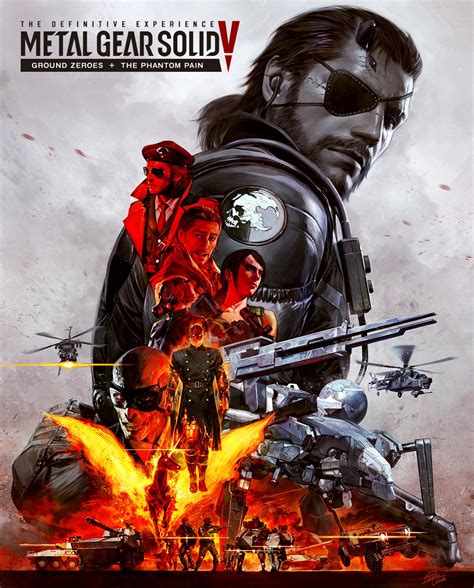 metal gear solid 5 box art|metal gear solid official art.